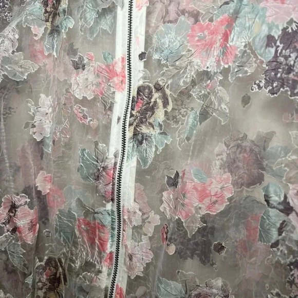 Anthropologie sheer embroidered floral jacket XS Maeve bomber - Picture 4 of 13